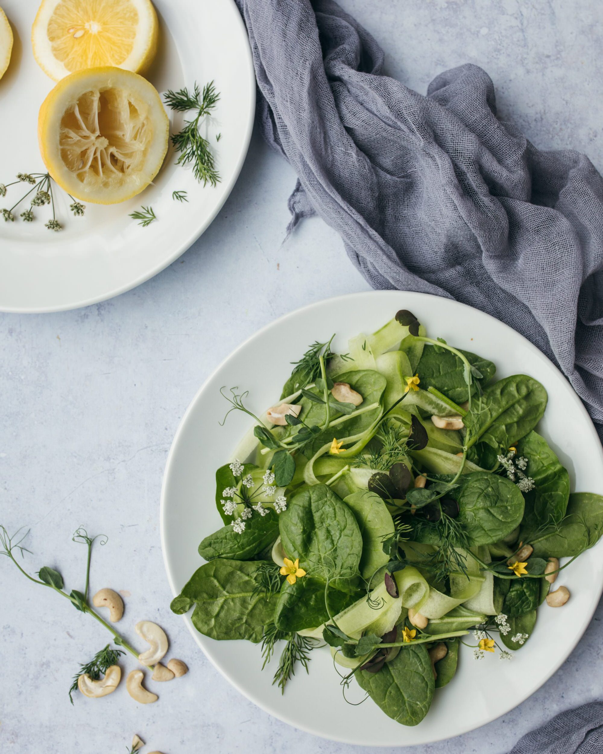 salade d'épinards